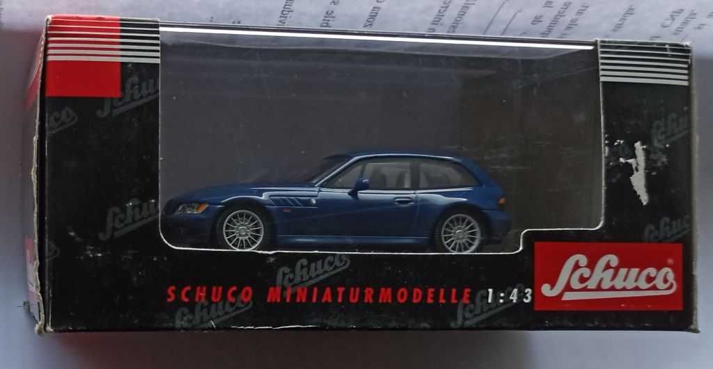 Macheta BMW Z3 Coupe 2.8 E36 1998 albastru - Schuco 1/43