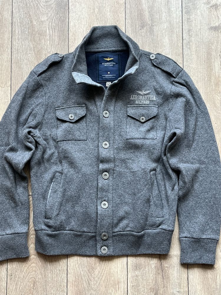 Aeronautica Militare : Wool Jacket - Вълнено яке/жилетка 52/Л Оригинал