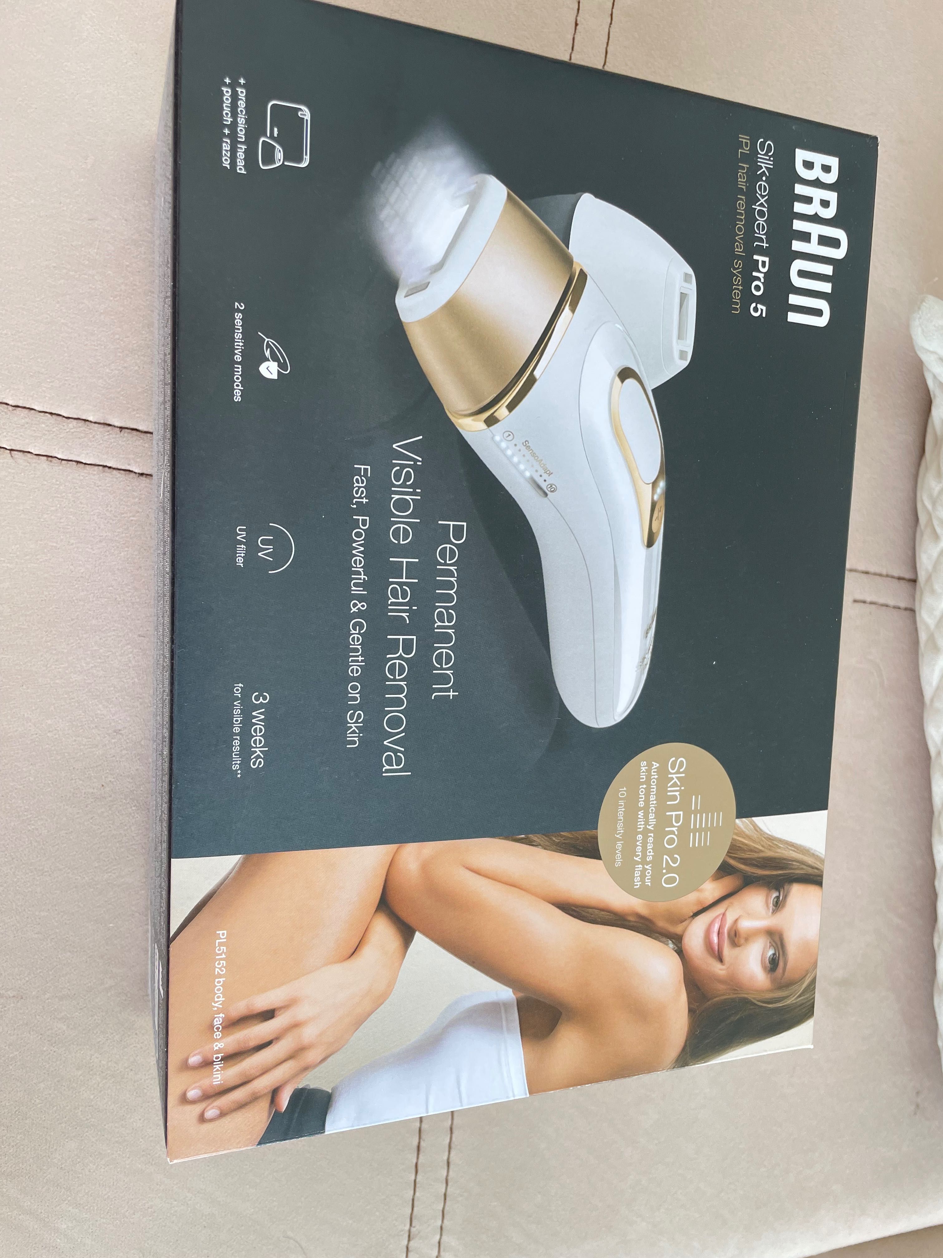 Фотоепилатор BRAUN SILK EXPERT PRO PL5152 бял