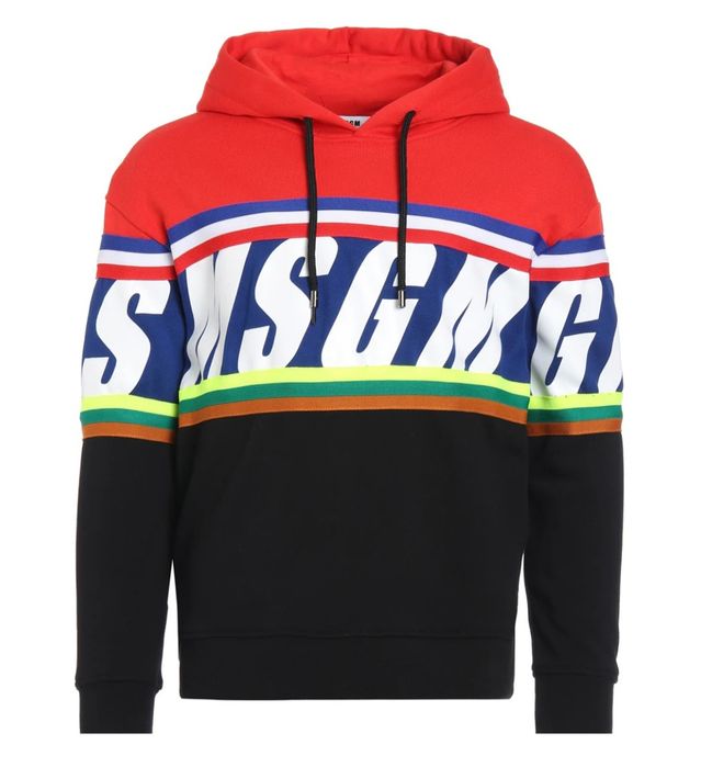 Hanorac  superb colorat cu gluga MSGM 14 ani