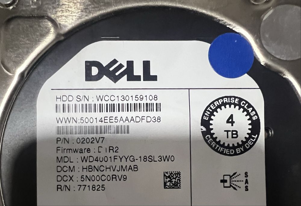 HDD Dell SAS 6Gbps RPM 7.2K