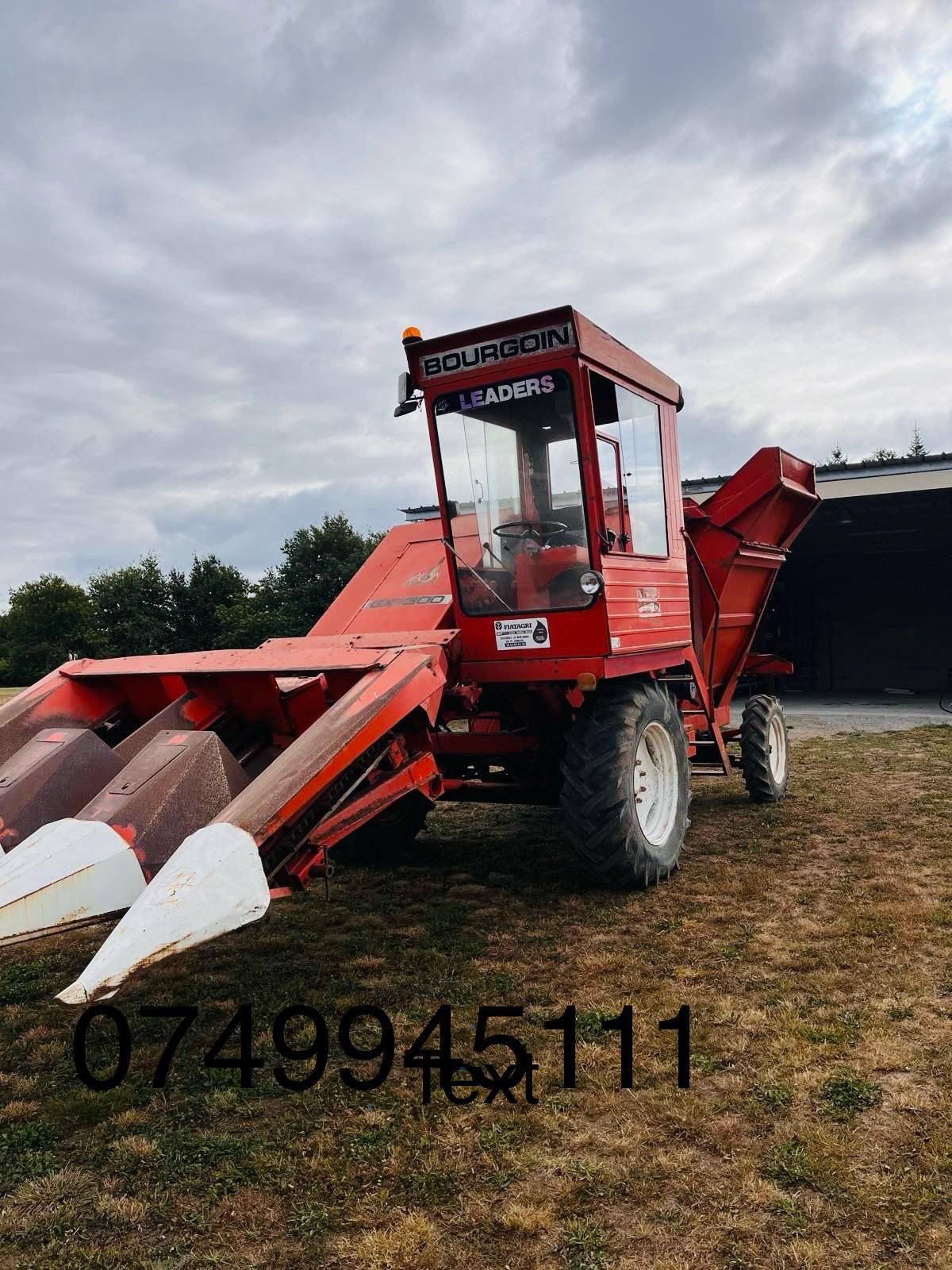 Bourgoin GX300 burgon MD8 culegator știuleți GX 406 AXE