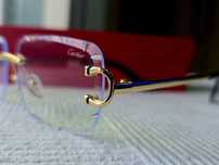 Ochelari de soare Cartier Diamond Cut transparent