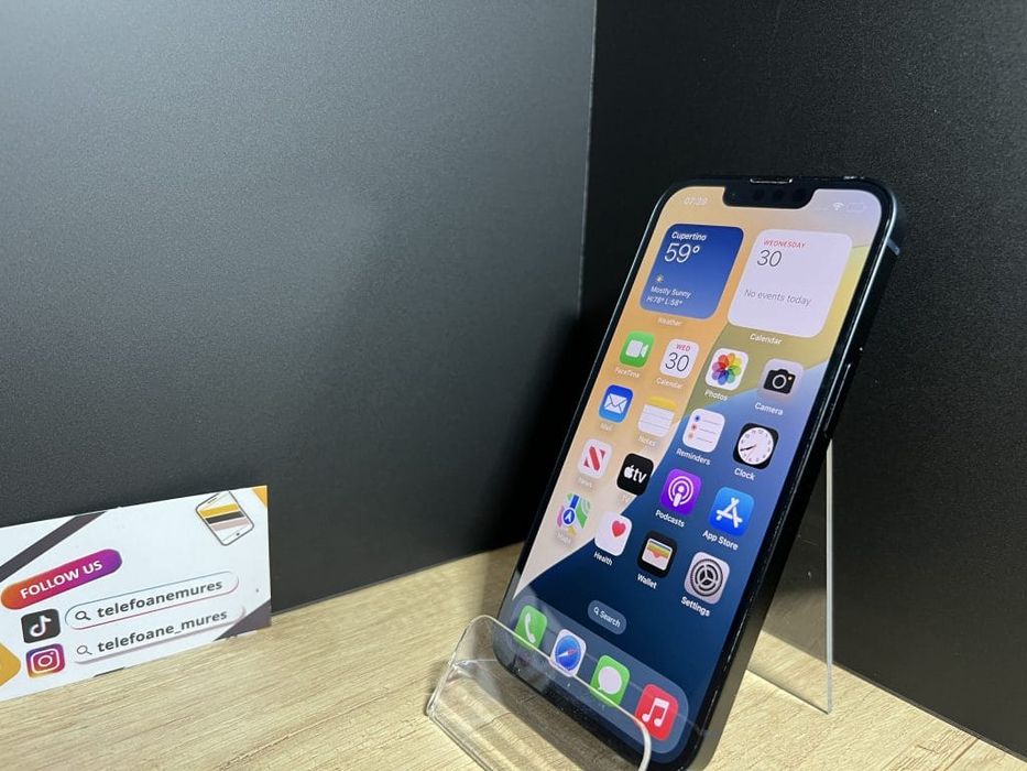 iPhone 13 128Gb Midnight 3 ani garanție, Telefoane Mureș