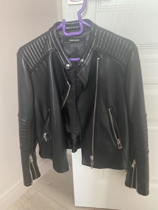 Кожанная куртка zara
