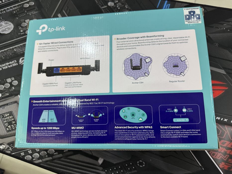 Роутер TP-Link Archer C64 (почти новый)