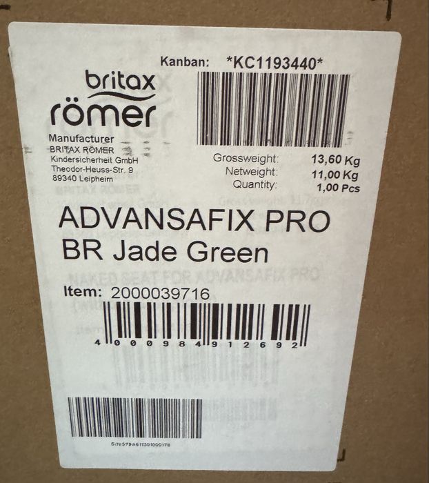 Scaun auto_Britax ADVANSAFIX PRO