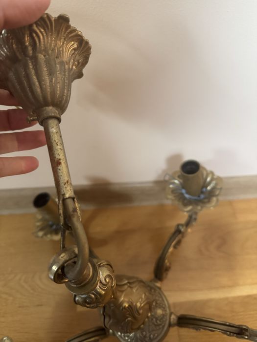 Candelabru vintage bronz