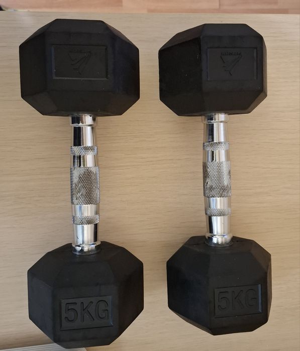 Gantere 5 kg pentru antrenament