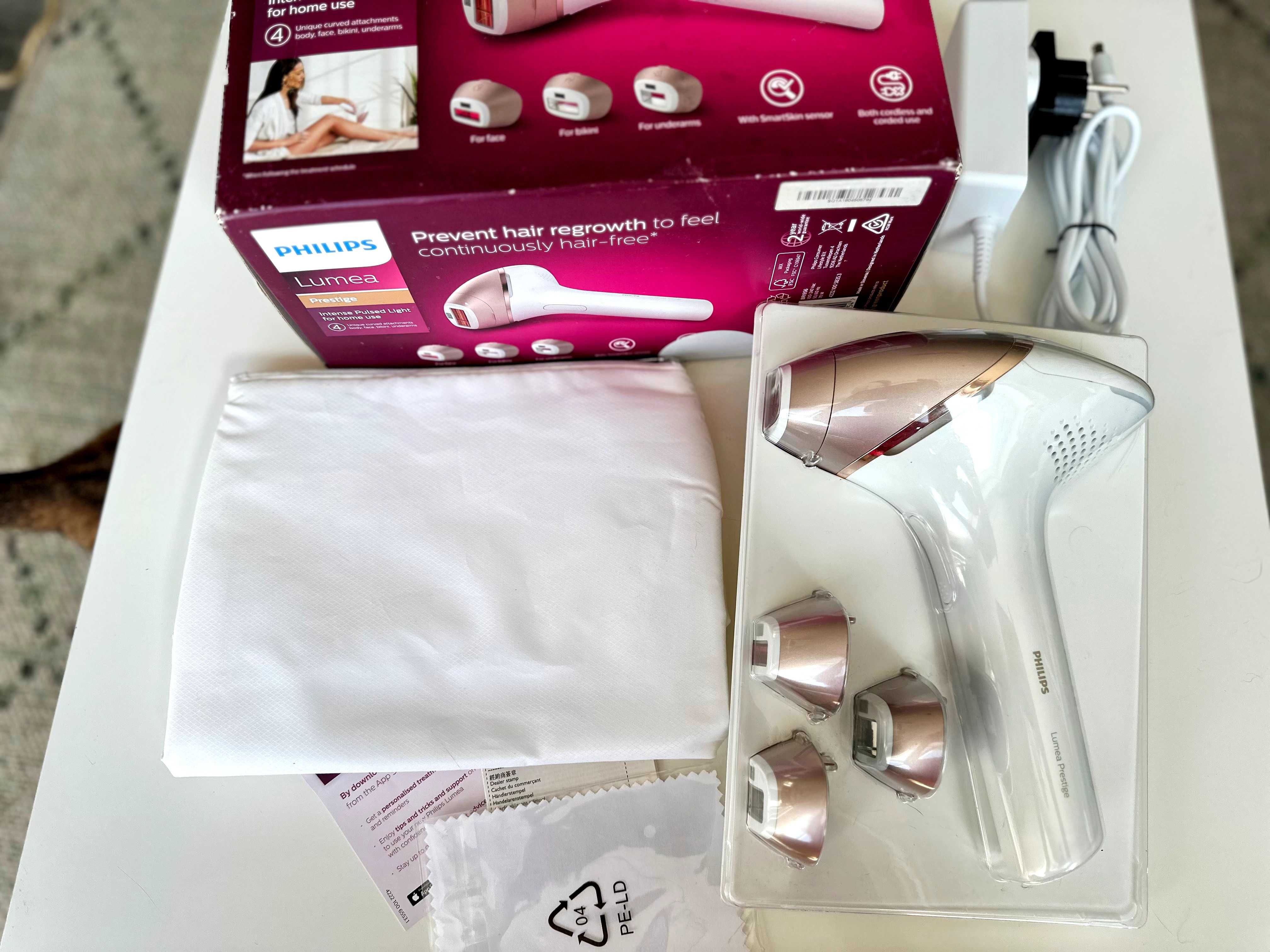 Фотоепилатор Philips Lumea Prestige за лице, тяло, мишници и бикини