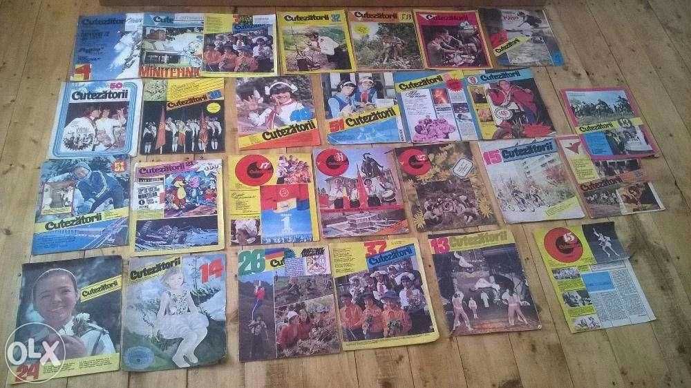 45 reviste "Cutezatorii", vechi anii 1970, Vintage/ colecție/comunism