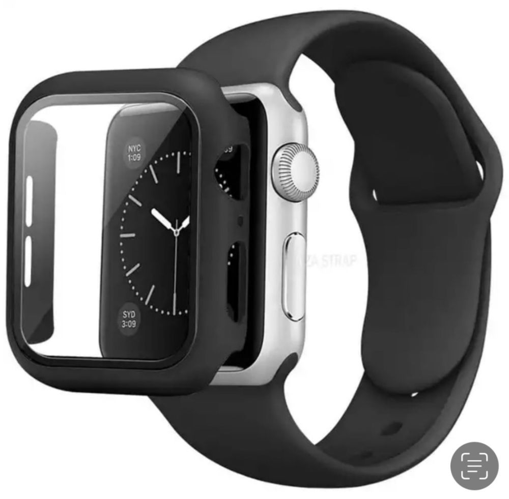 Curea Bratara cu Husa Direct, Compatibila Ceas Apple Watch Seria 1 - 9