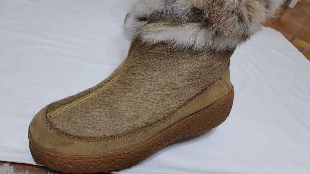 Cizme piele si blana naturala iepure de la OSCAR Sport marimea 38-38,5