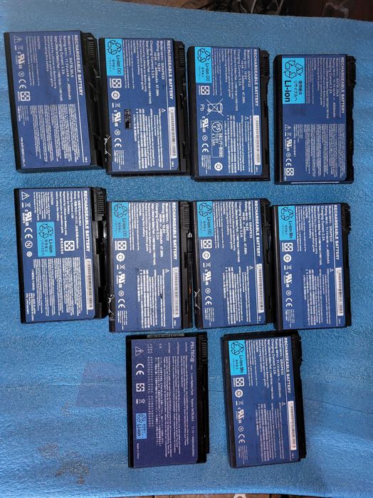 lot 10 baterii laptop ACER - diverse modele -