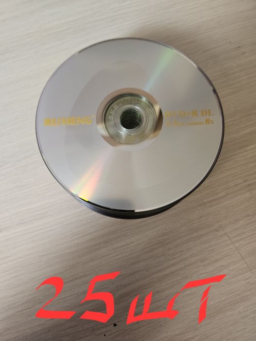 Диски  новые 58 шт CD-R, DVD- R. Цена за 58 шт -10 000 тг