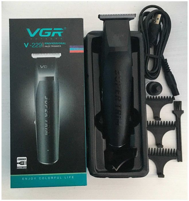 Тример за Подстригване VGR V-229 – Безжичен, С Неръждаеми Остриета