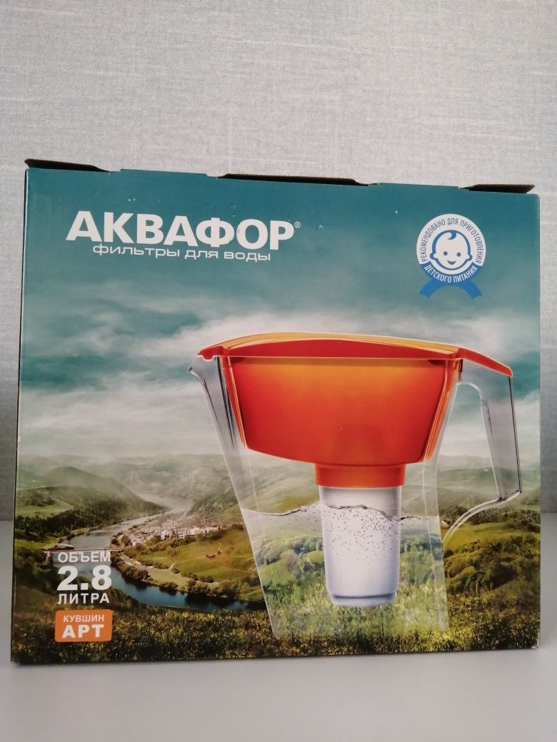 Новый кувшин Аквафор для фильтра воды