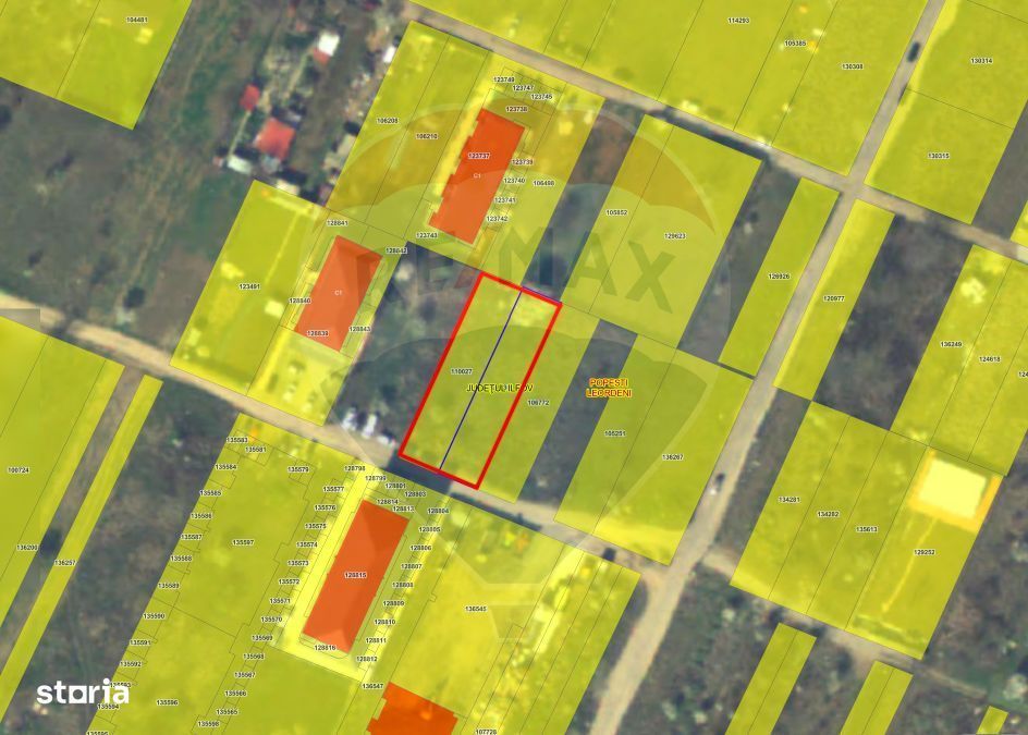 Teren intravilan 1000 mp Popesti-Leordeni / Strada Echinoctiului