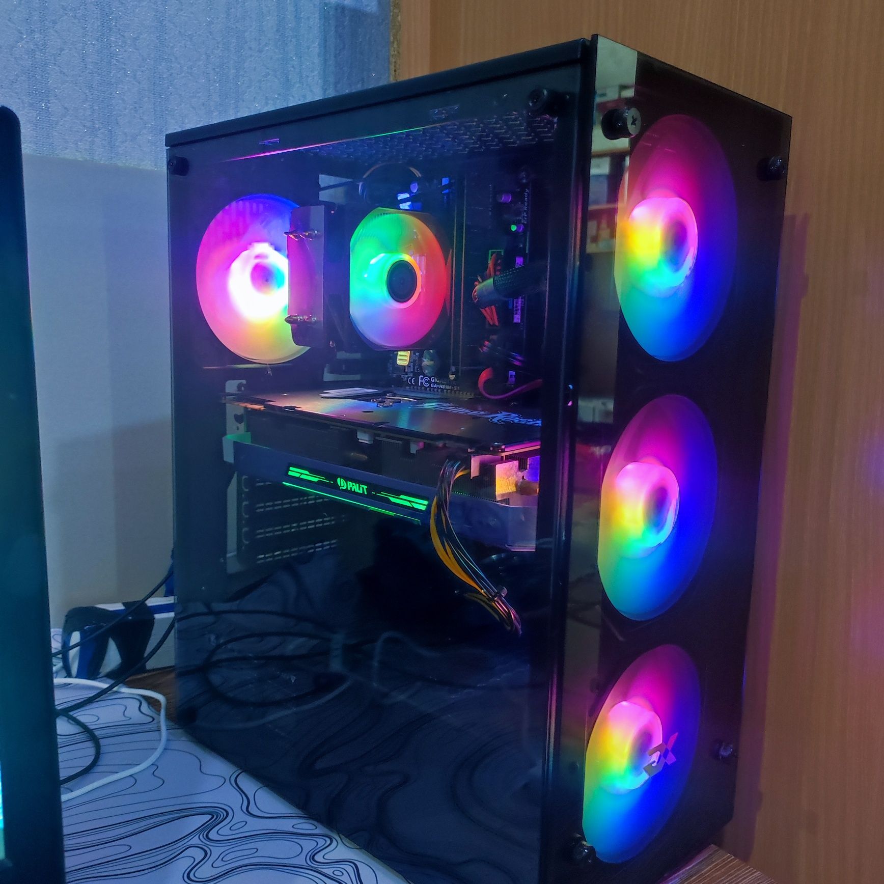 Игровой системный блок gtx1070 xeon e3 1270v3 Озу16гб ддр3(доставка за