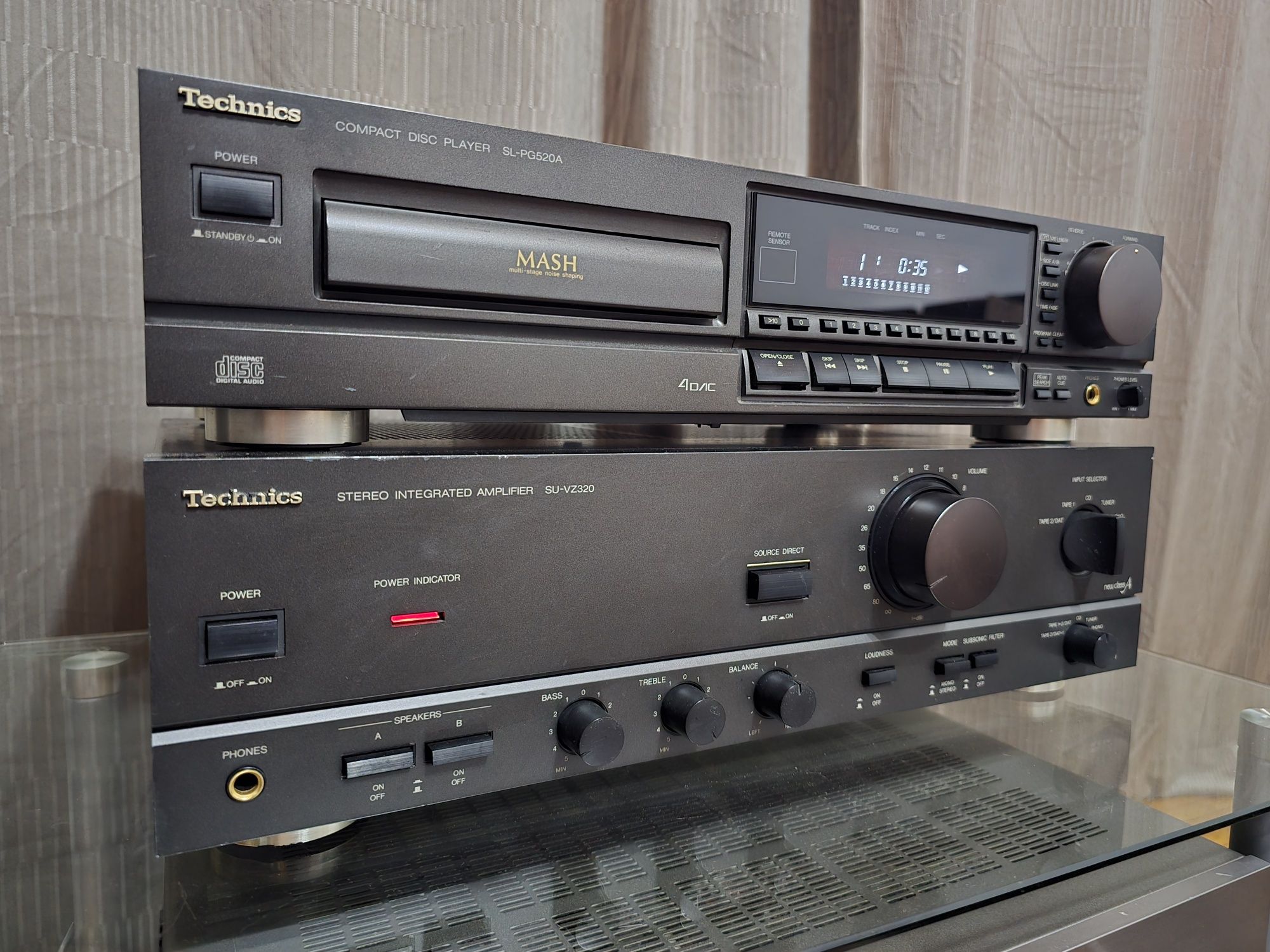 Amplificator Technics SU-VZ320 /CD Player Technics SL-PG520A
