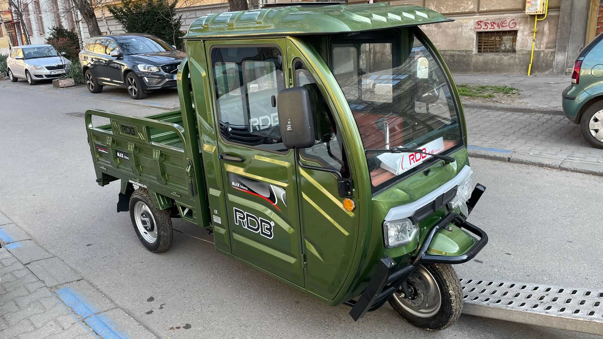 Triciclu TUK TUK Electric RDB Max-KLASS FARA PERMIS 2000W