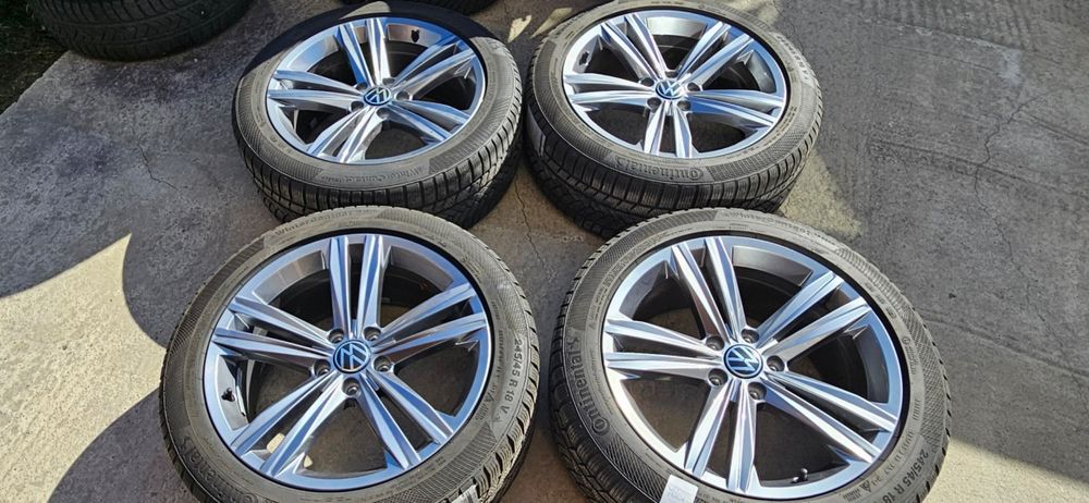 Jante VW Arteon Passat B8 echip iarnă R line 245 45 18 Conti DOT2023