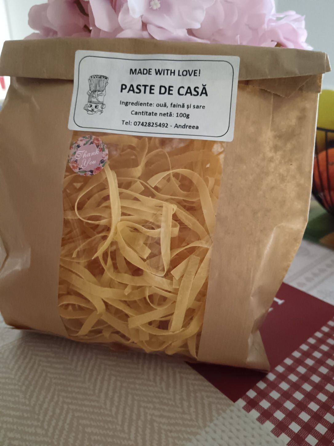 Paste din oua de casa