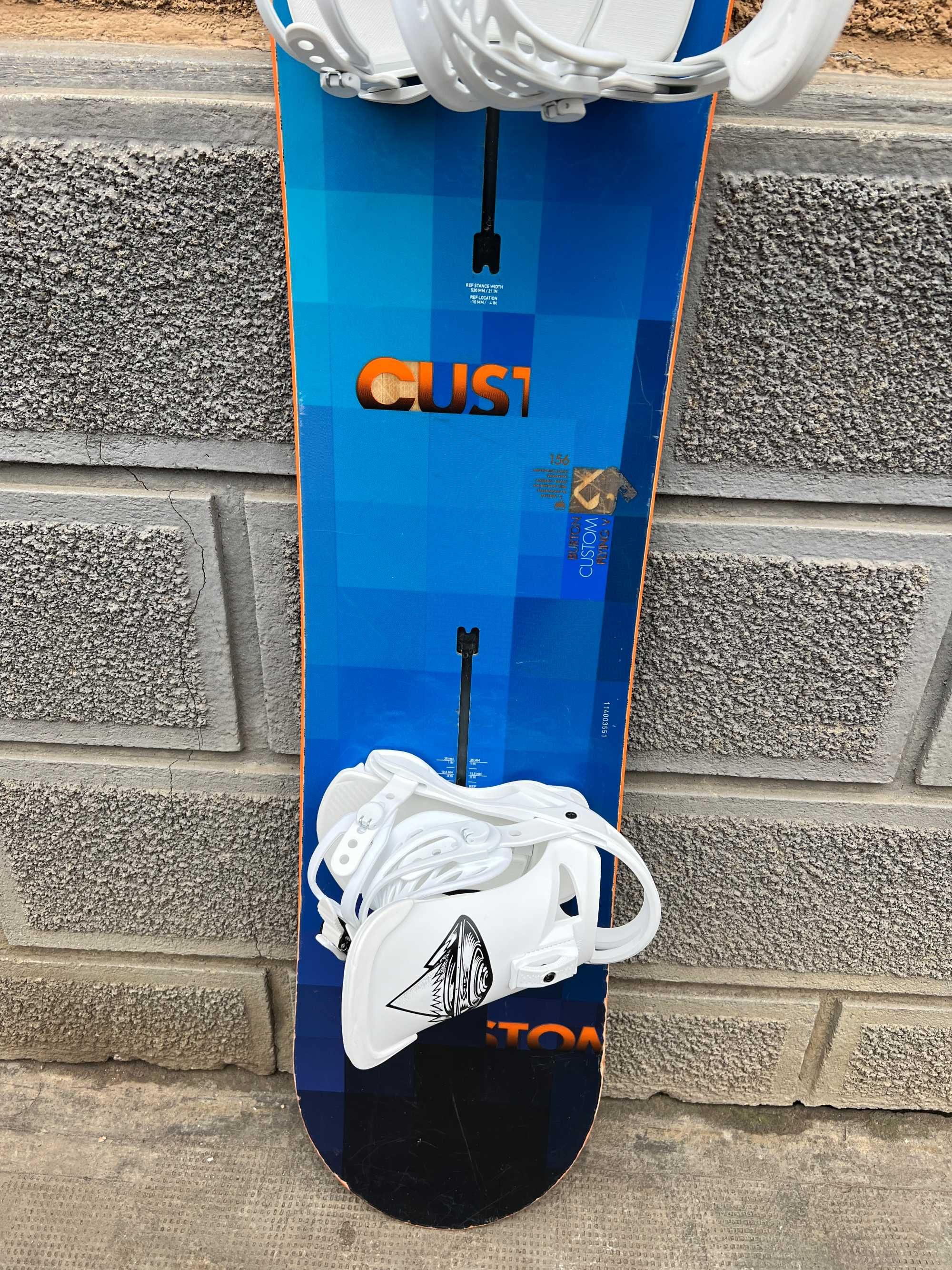 placa snowboard burton custom flying-v L156