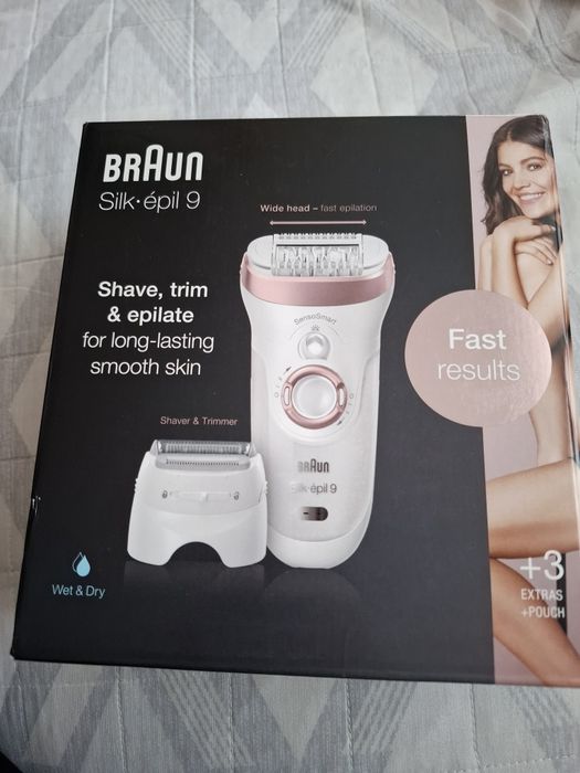 Епилатор braun silk-epil 9 wet and dry