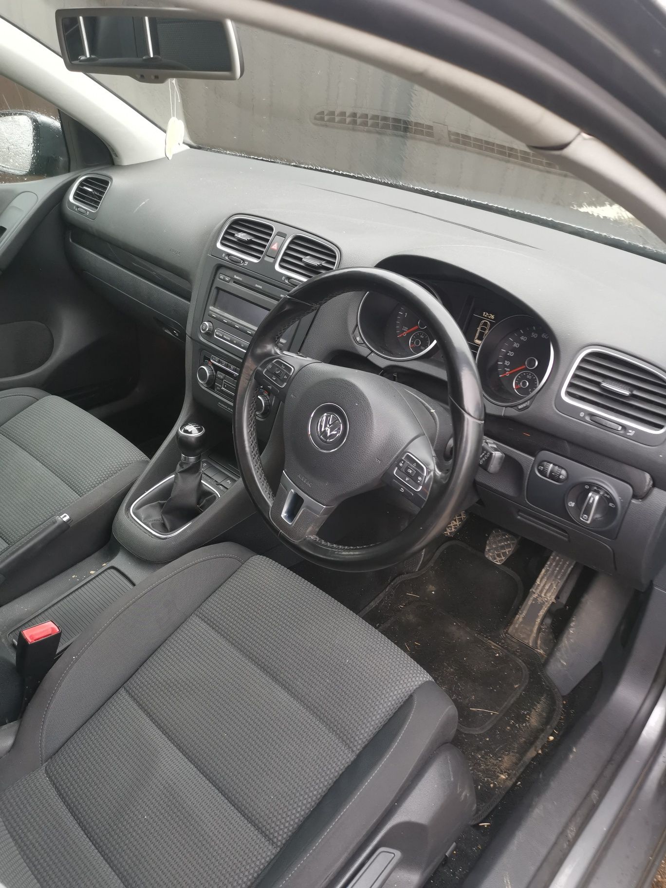 Volan piele cu comenzi golf 6