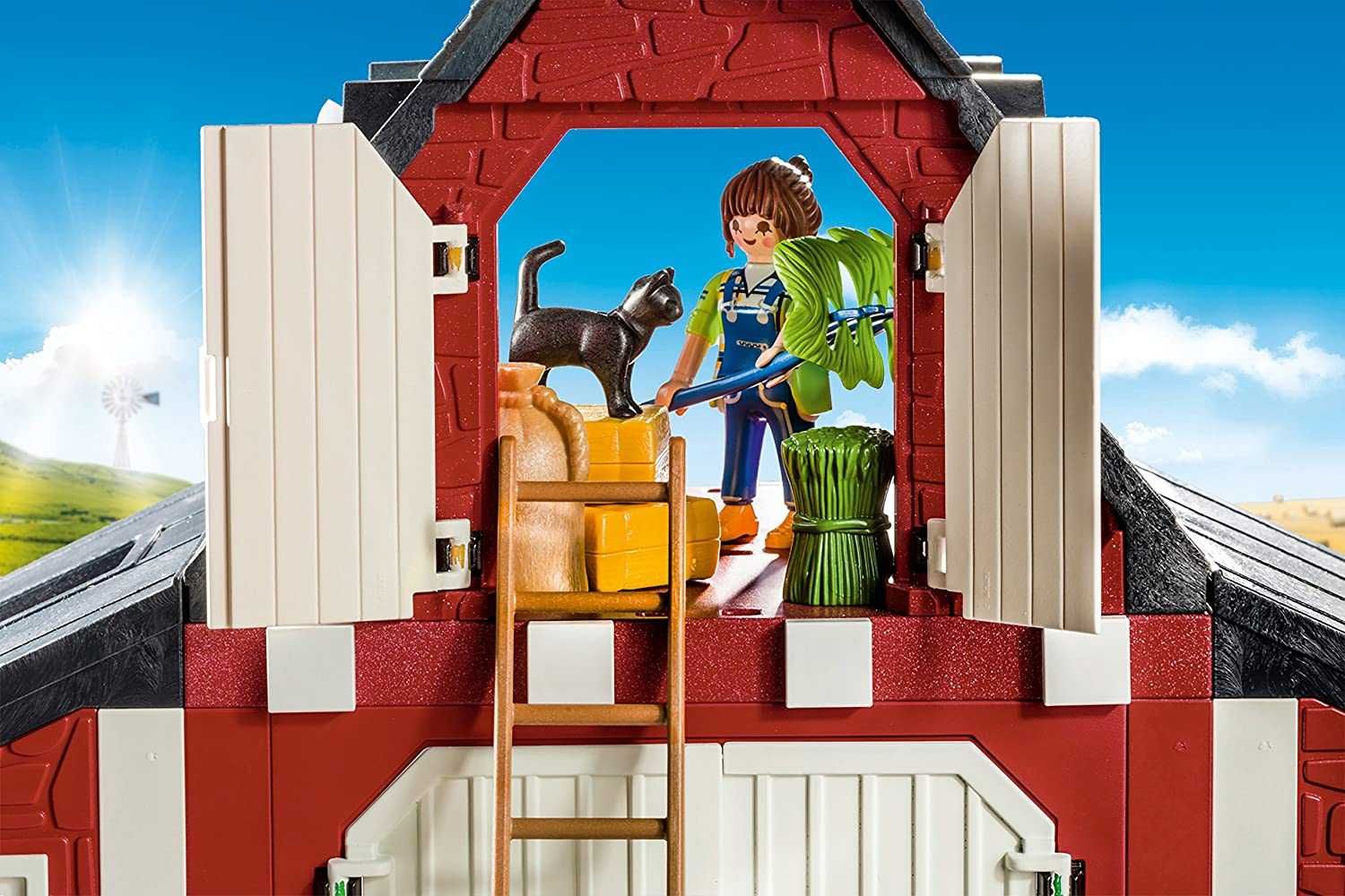 Playmobil 9315 Голяма Селска Ферма с Животни Плевня със Силоз