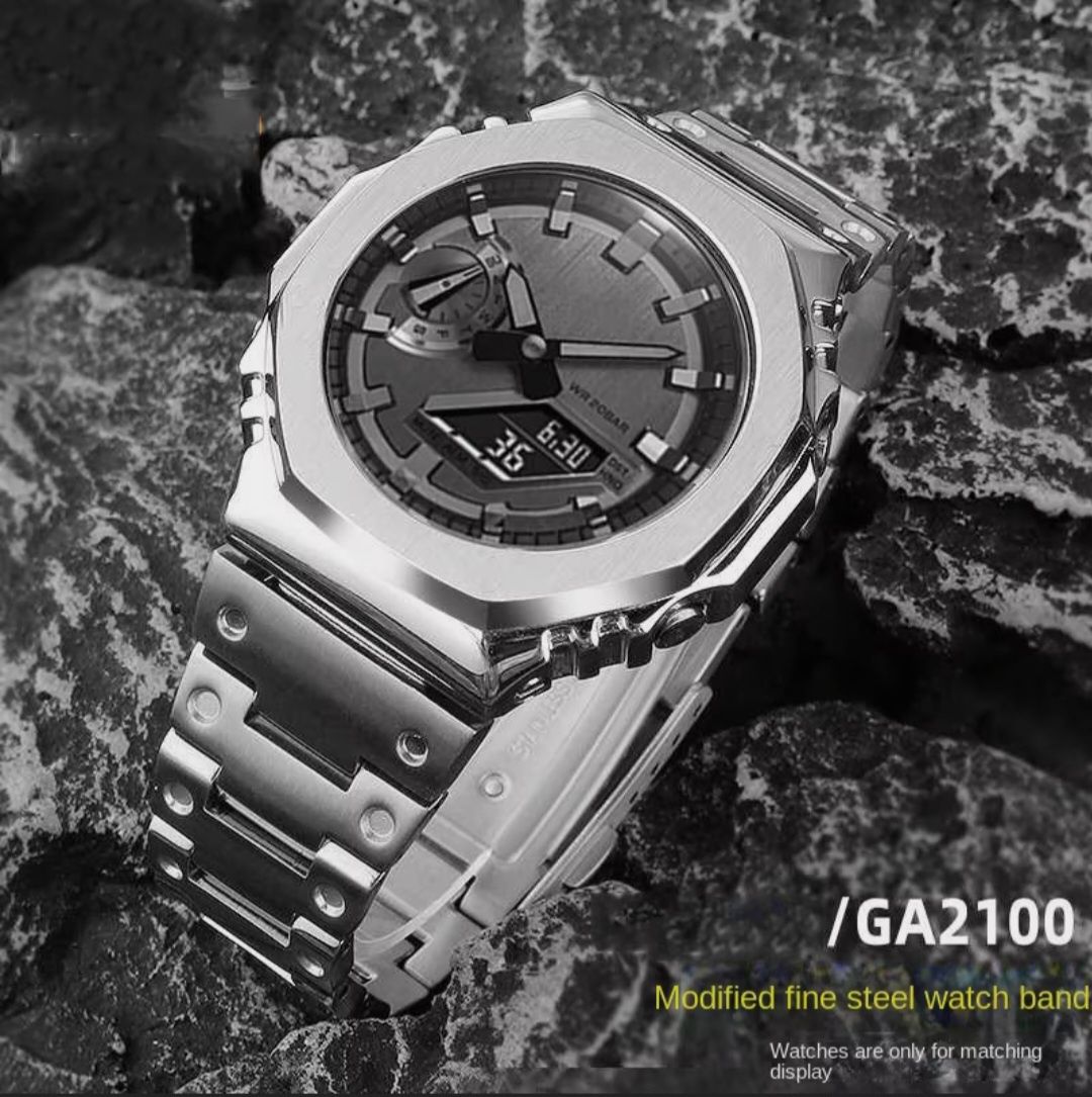 Ремешок из нержавеющей стали для часов Casio G-SHOCK GM-2100/GA2100