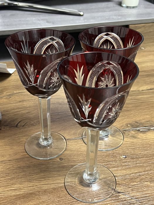 Pahare Cristal Handmade Perioada Anii 70’