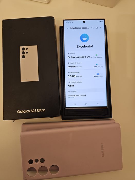 Samsung Galaxy S23 ultra impecabil full box