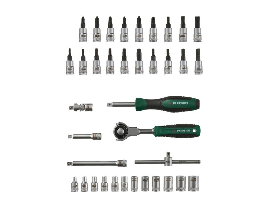 *ЧИСТО НОВA*PARKSIDE Тресчотка с накрайници