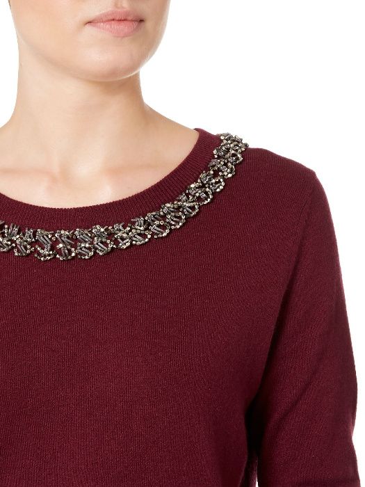 Pulover Dickins&Jones ORIGINAL cu accesoriu la gat 3D