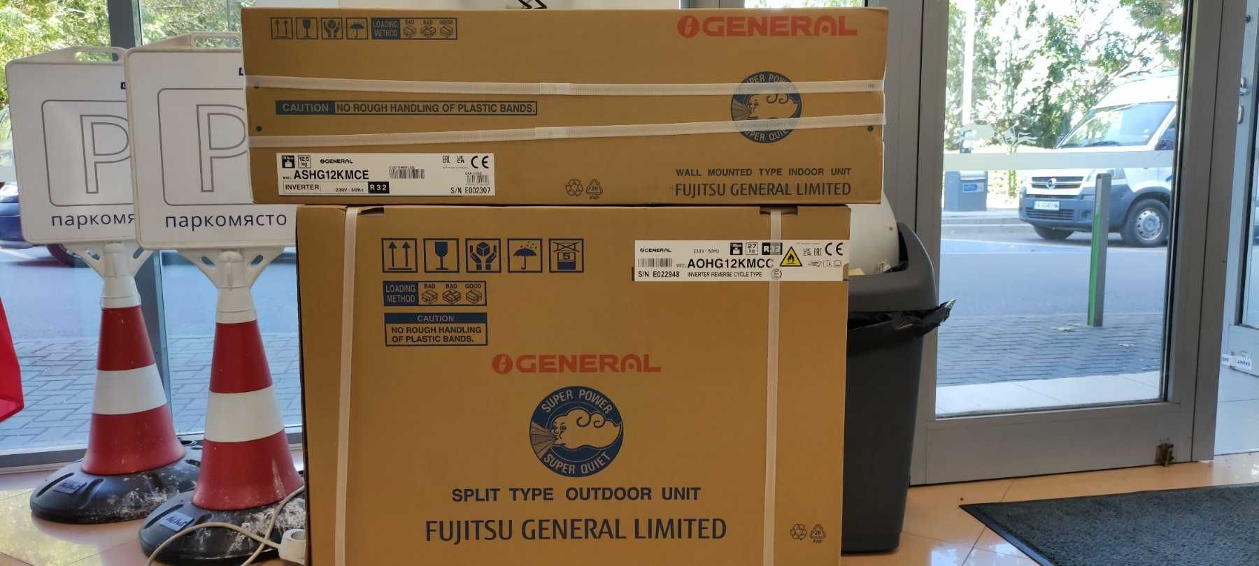 Fujitsu General ASHG07KGTE /AOHG07KGCA, 7000 BTU  с включен монтаж