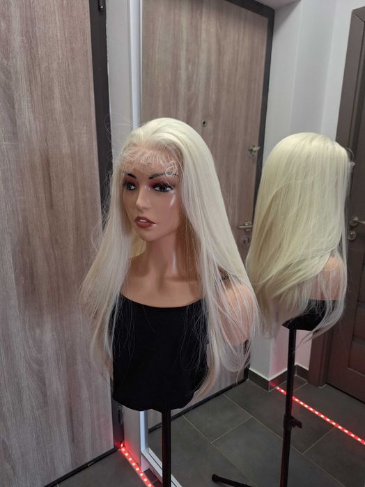 Perucă lungă blond, lace wig 13156