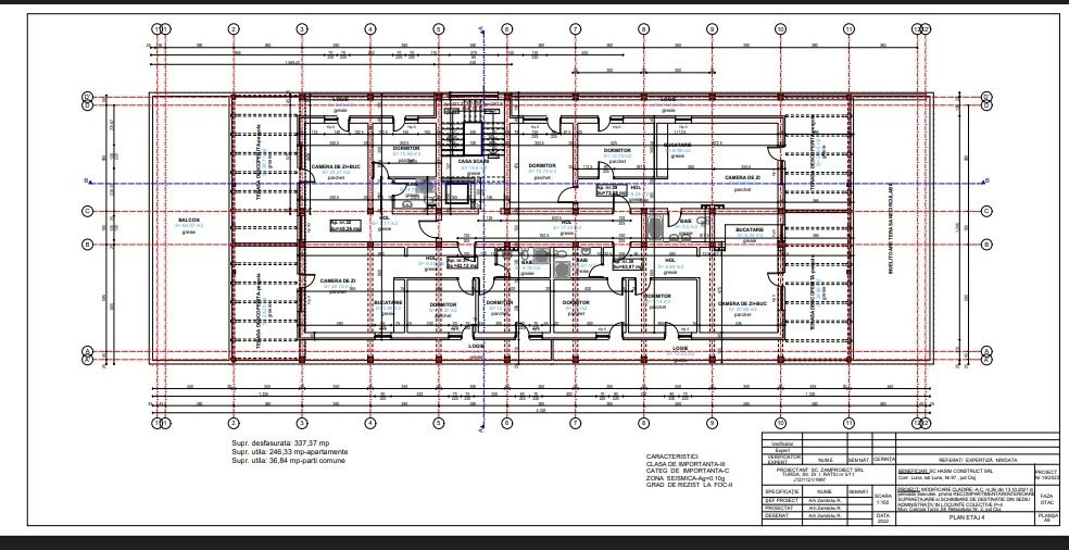 De vanzare apartamente in bloc nou cu 4 etaje si 3 camere în Campia