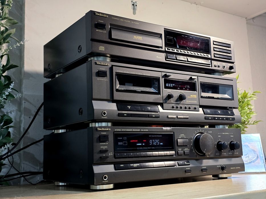 Linie audio TECHNICS, dublu deck, receiver ,cd player ,hifi vintage