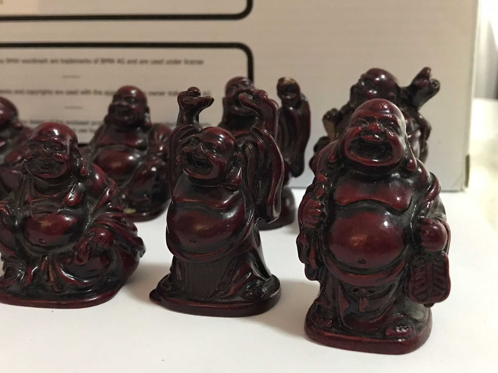 Set 12 mini-statuete Buddha vesel