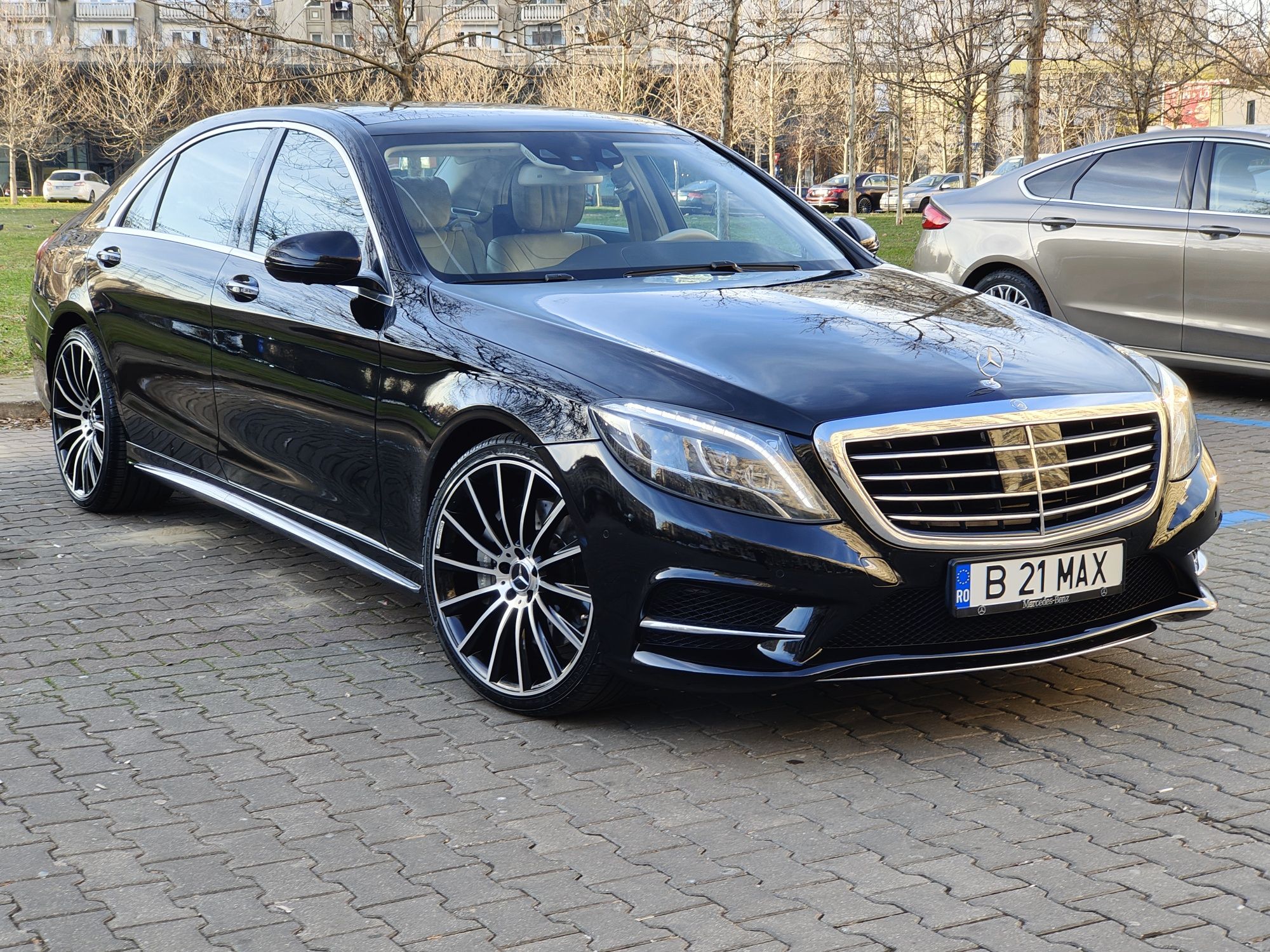 Mercedes S400L HYBRID , varianta LONG, AMG line, jante 21