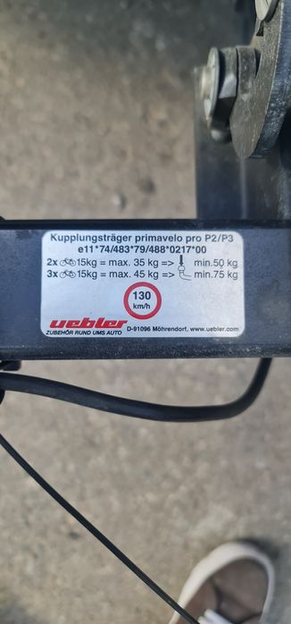 Suport bicicleta pt carligul de remorcare