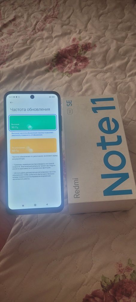 Xiaomi Redmi Note 11 SE 5G 6/128GB Black Igravoy Karobka Holati Ideal