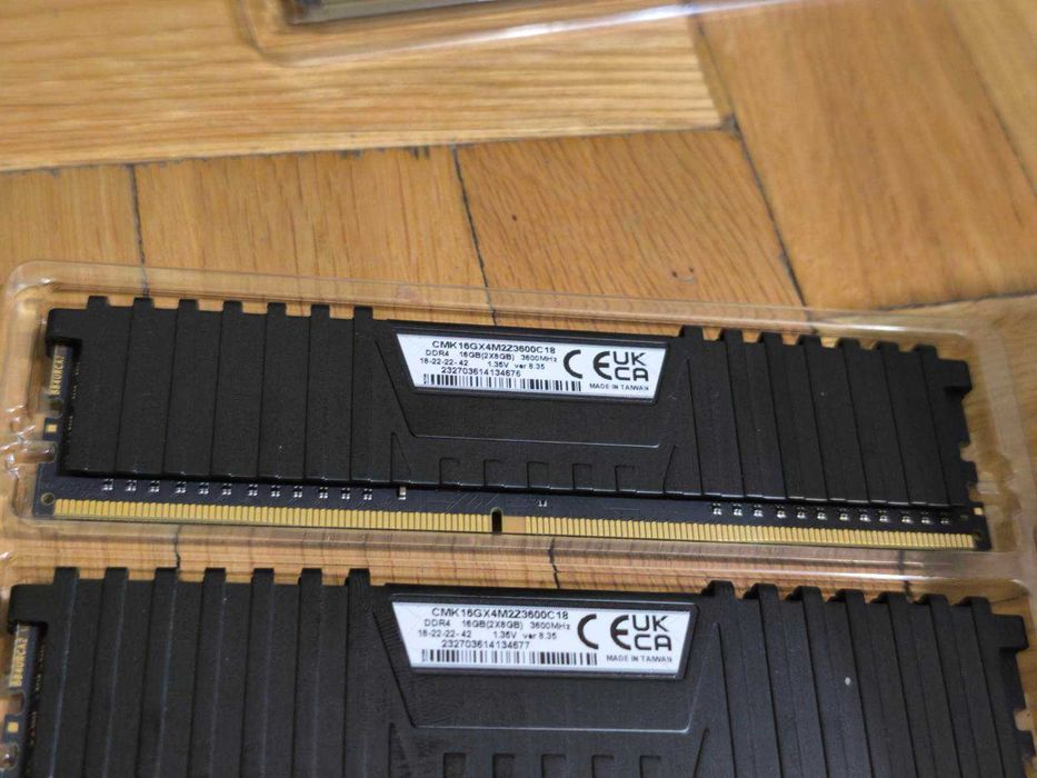 16GB (2x8) DDR4 Corsair Vengance LPX, 3600Mhz, CL18