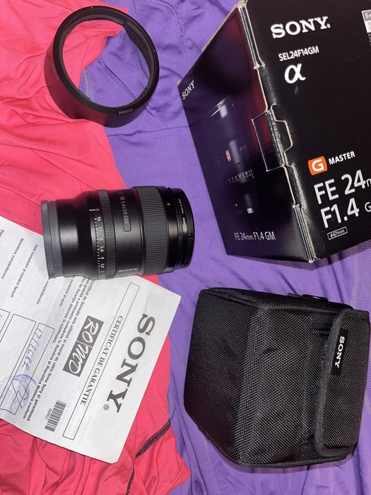 Obiectiv Sony 24 GM f1.4 * Schimb cu Sony ZV-E1 *
