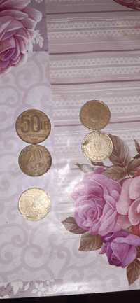 Monede vechi vand moneda de 20 lei din 1992 una de 50 lei din 1991