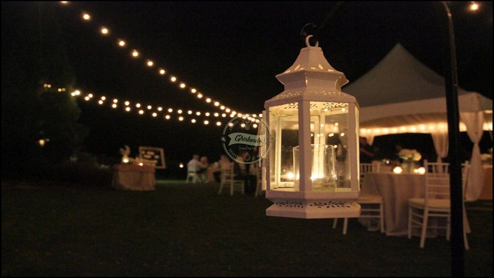 Ghirlanda Luminoasa de Exterior, Lumina Calda /Rece, Lungime 22 m, cu