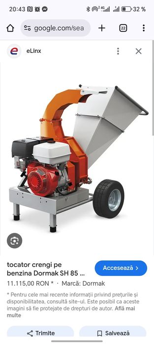 Tocator mobil de lemne pentru gradina