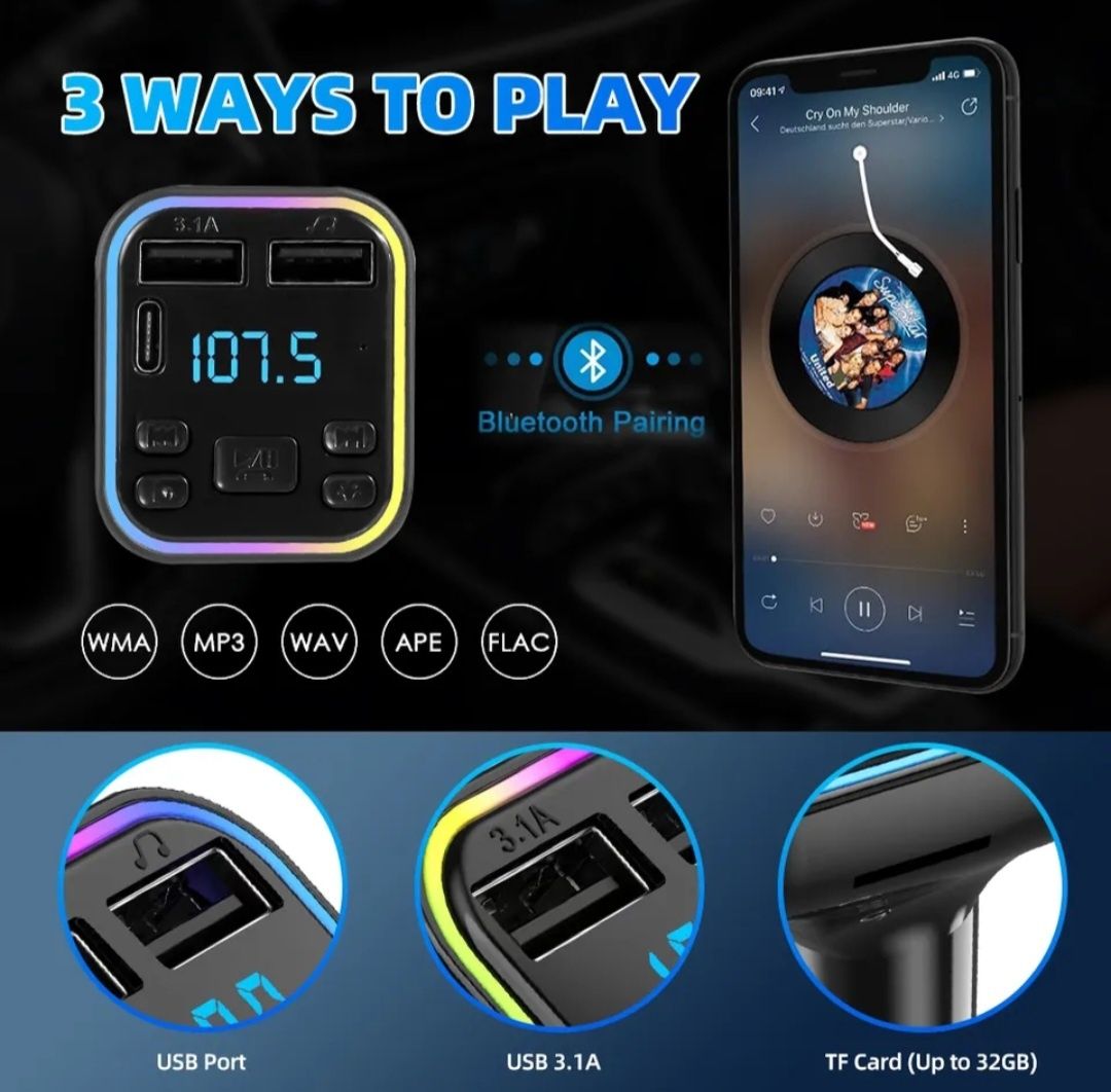 Bluetooth FM трансмитер